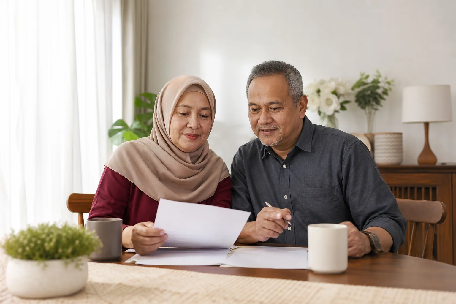 Foto suasana pensiun untuk PRUSmart Plan