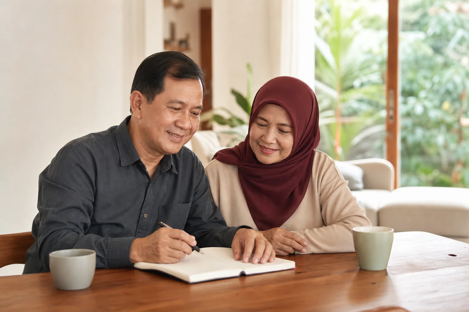 Foto suasana pensiun untuk PRUTahapan Cemerlang